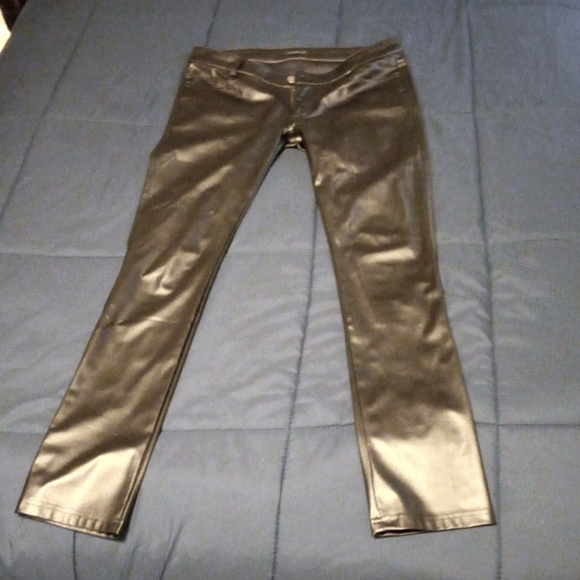 Vegan Leather pants DevilFashion - Picture 1 of 3